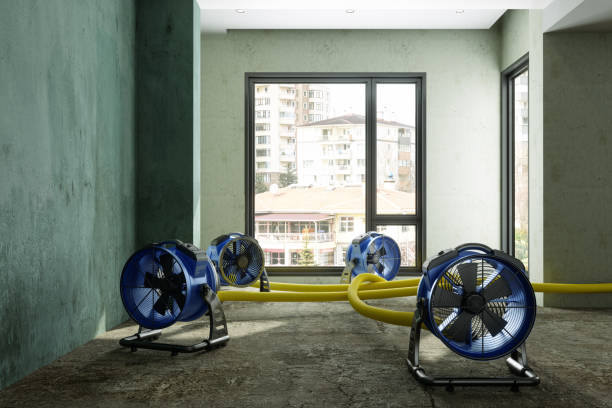 Water damage restoration process in Heath, OH